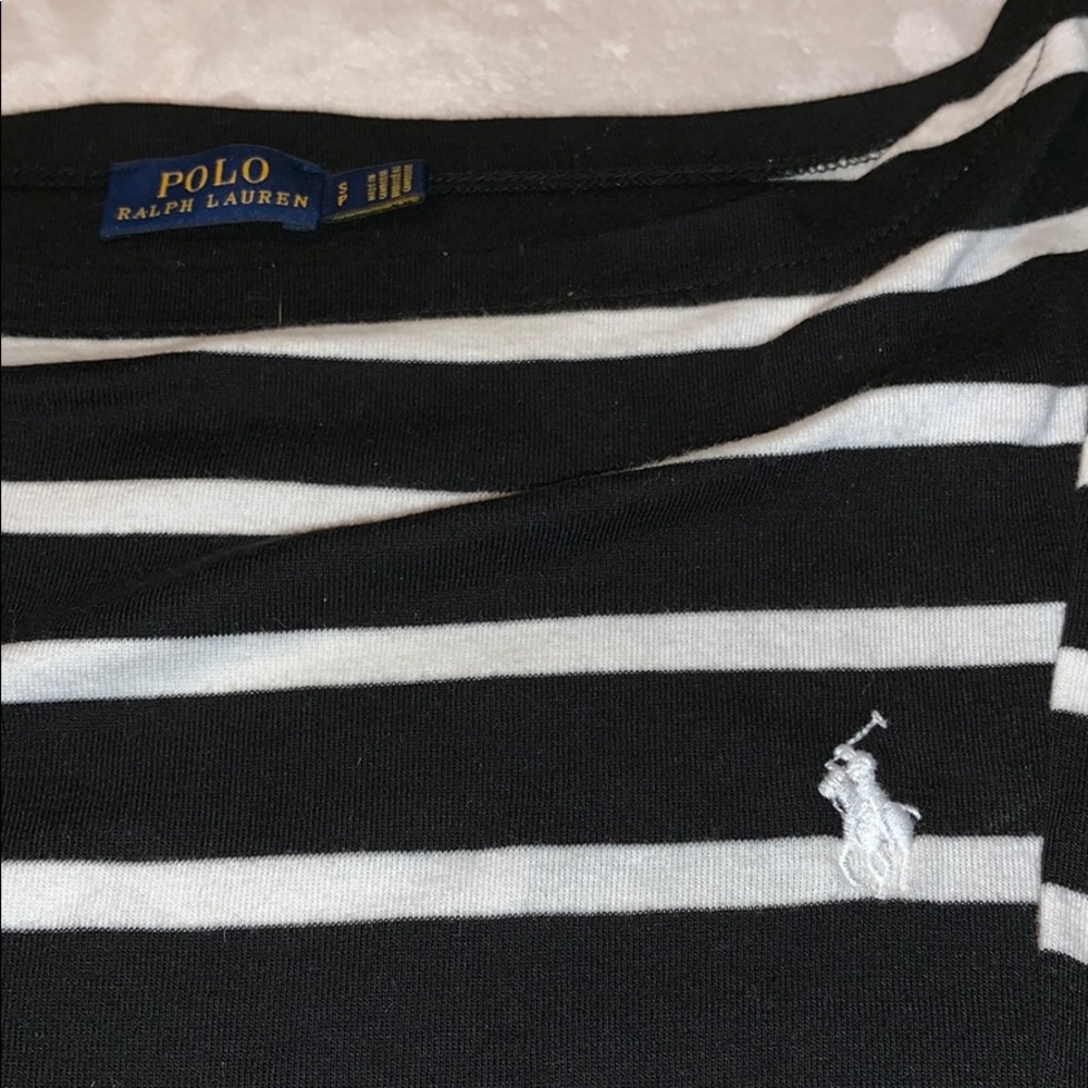 Polo wide neck shirt